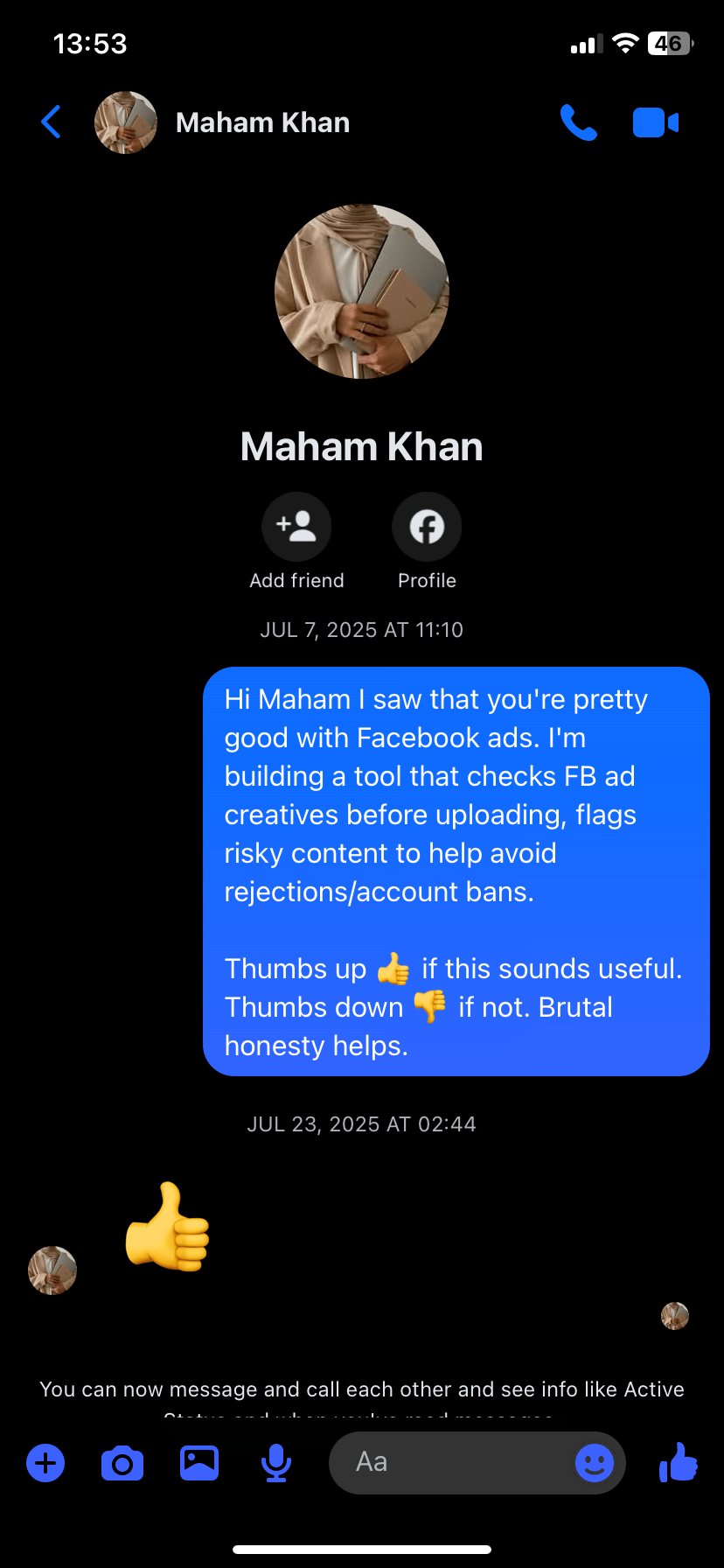 Media buyer feedback 1